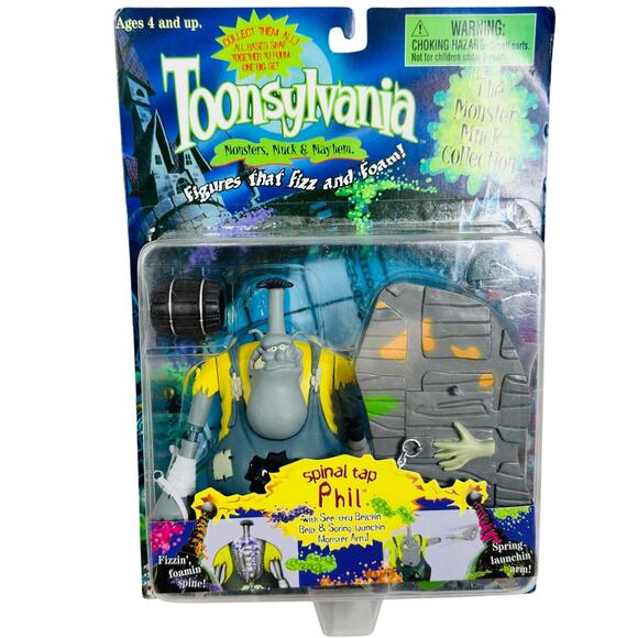 5 for $25| Toy Island Toonsylvania Spinal Tap Phil action figure 1998 - Picture 1 of 5